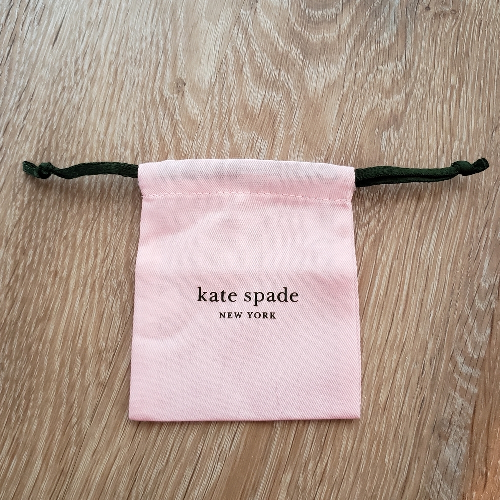 Kate Spade earring dustbag in pink